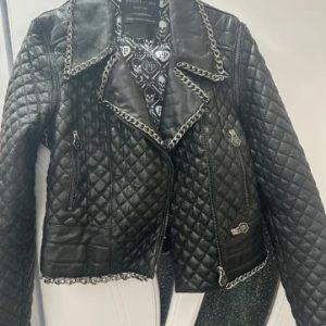 Natural leather jacket