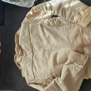 Women's jacket with wool lining.