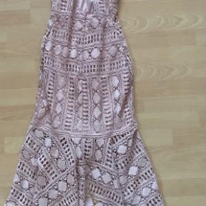Formal pink dress