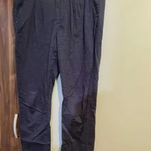 Dark blue women's trousers - soft material