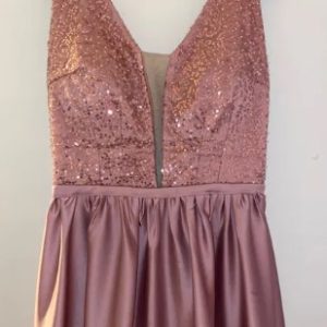Formal dress with sequins