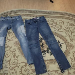 Jeans, skirt and short jacket, size S