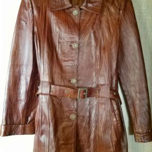 Women's natural leather jacket