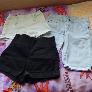Denim shorts