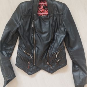 junona short leather jacket size M