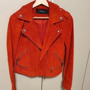 Natural suede jacket