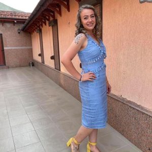 Formal dress size L