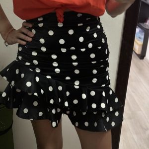 Satin skirt