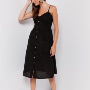 H&M midi dress linen RR HS
