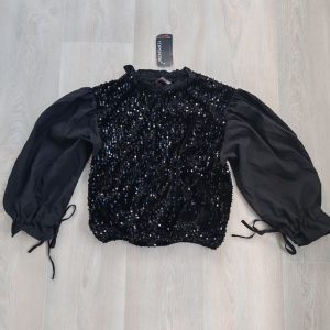 New blouse with sequins, size S