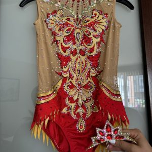 Leotard for rhythmic gymnastics