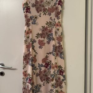 Pink floral dress