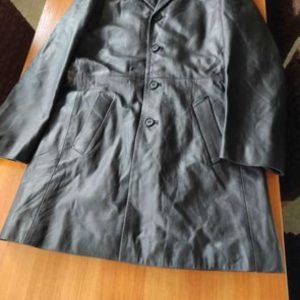 Genuine leather coat size L