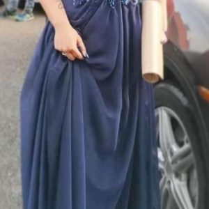 Formal dress with a spectacular back