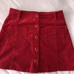 Red okaidi skirt new!