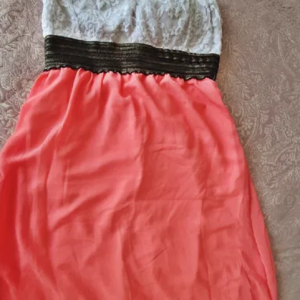Pink long dress