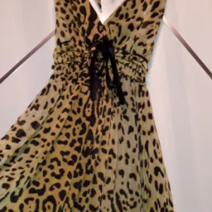 Tiger Dress with bare back