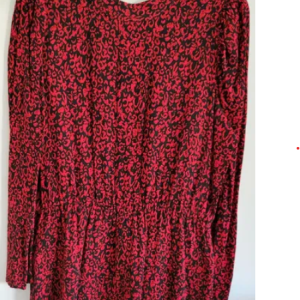 zara animal print dress