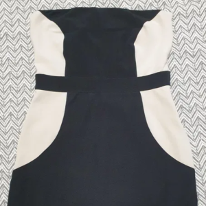 Black dress with a little beige