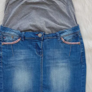Denim skirt for pregnant women size M/L