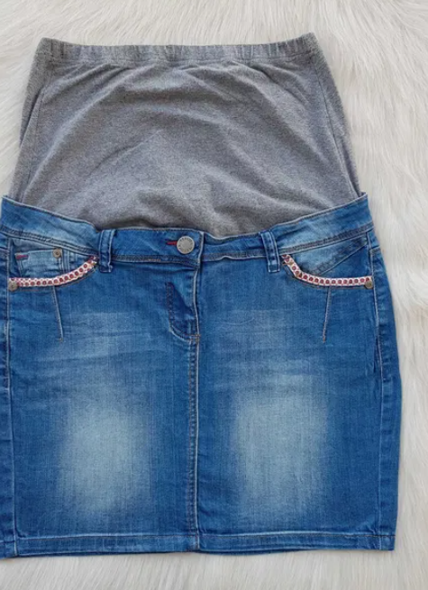 Denim skirt for pregnant women size M/L