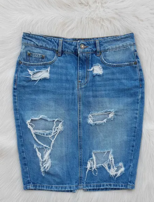 The Kooples Denim Skirt Size S