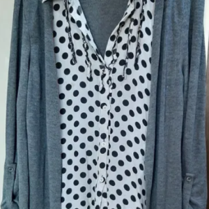 Women's shirt with vest 2 in 1