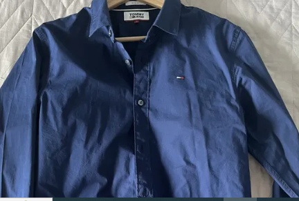 Tommy Hilfiger Shirt, Navy, size S