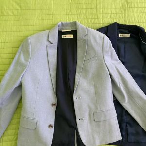 Two boy's jackets and shorts.