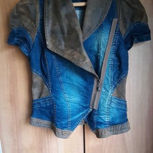 Denim Short Vest by Fashion House "Junona"