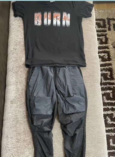 Pants and T-shirt