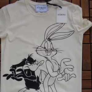 Men's T-shirt Iceberg Daffy Duck-Bugs Bunny Looney Tunes print T-shirt