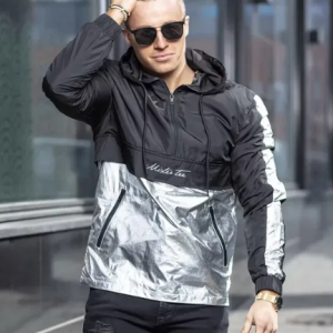 NEW Mister Tee Reflective Windbreaker Men's Anorak Windbreaker S/M/L/XL