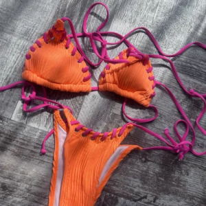 Orange swimsuit size S