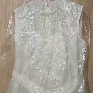 Wedding dress with hoops