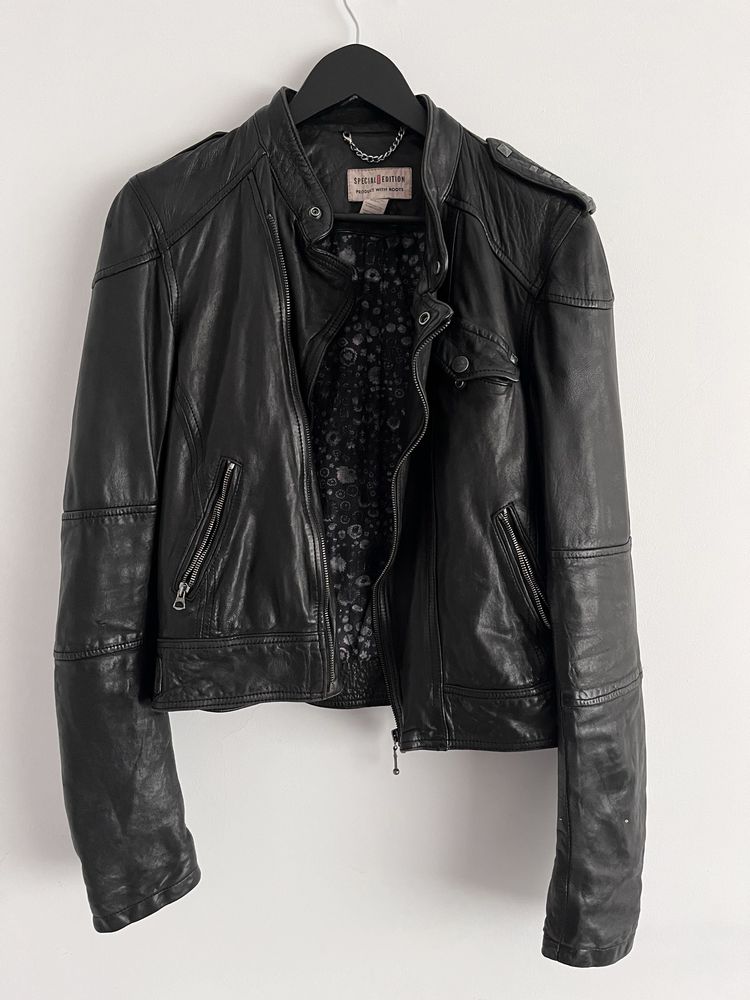 Women's leather jacket