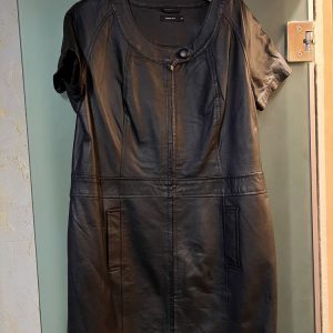 Leather dress