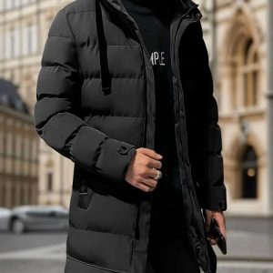 NEW!!! Long men's jacket, fur coat type