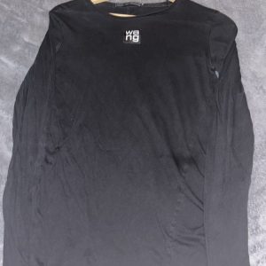 Alexander Wang Black Long Sleeve Blouse Original