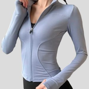 Women's Zip Up Sports Top - Style and Comfort | SMFit Premium Series