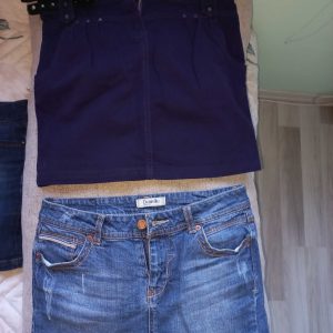 Women's denim skirts