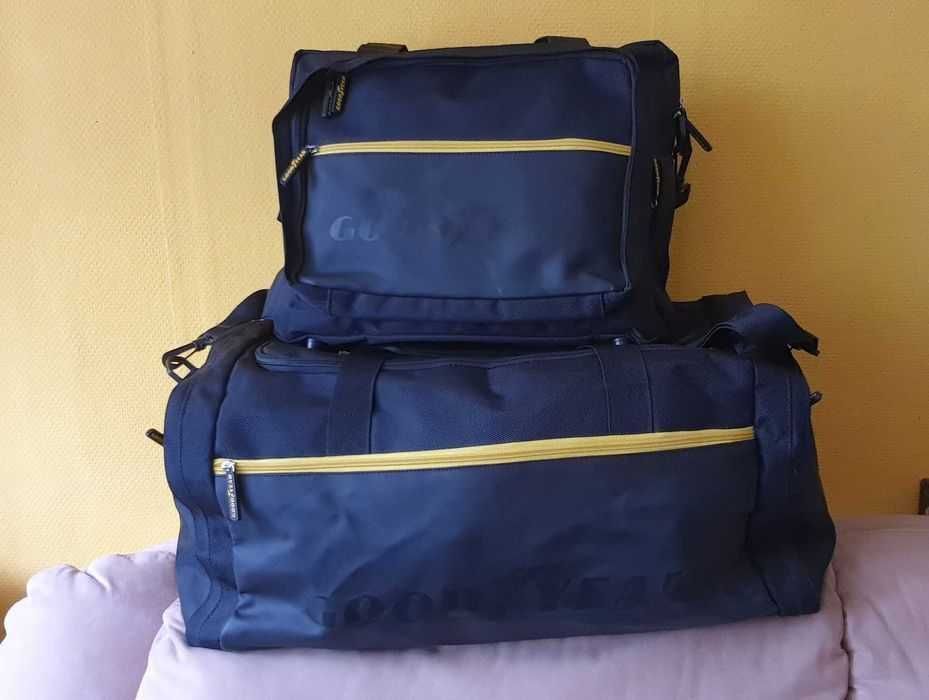 Original Goodyear sports fitness bag complete set