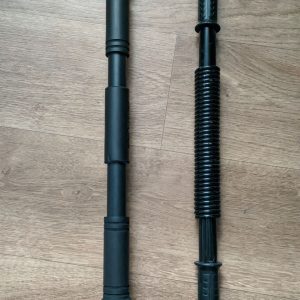 Pull-up bar and curl set, capacity < 65 kg