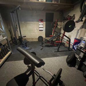 Gym set home olympic weights prayer benchLift