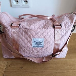 Bag for pool, gym, training, travel, pink, roomy