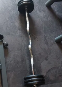 Barbell and sports vest