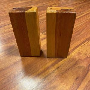 Wooden yoga cubes