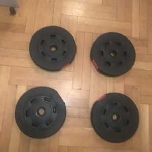 Training weights 65kg and barbell 45cm
