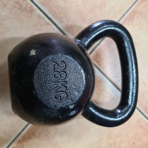 Kettlebell cast iron 28kg