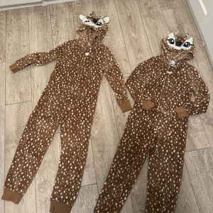 Fleece pajamas 6-8 g 122-128 cm 2 pcs reindeer